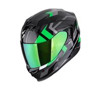 Scorpion EXO-520 EVO Air Sensus Casco De Moto (Negro/Verde) Talla: L (59)