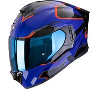 Scorpion Exo-530 Air Clip Casco integral, negro-rojo-azul, tamaño XL para Hombres