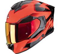 Scorpion Exo-530 Air Clip Casco integral, negro-rojo, tamaño XS para Hombres