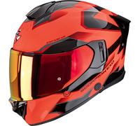 Scorpion Exo-530 Air Clip Casco integral, negro-rojo, tamaño S para Hombres