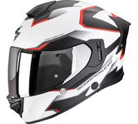 Scorpion EXO-530 Air Clip, casco integral XL female Mate Blanco/Negro/Rojo