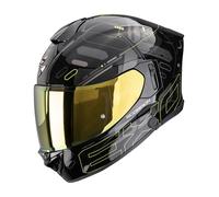 SCORPION EXO-530 AIR FOND CASCO DE MOTO INTEGRAL NEGRO AMARILLO NEÓN