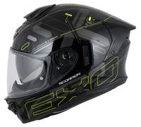 Scorpion EXO-530 Air Fond Casco Integral Negro/Amarillo neón XL unisex