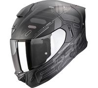 Scorpion Casco integral Exo-530 Air Fond negro-gris Talla S para hombres