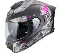 SCORPION EXO-530 AIR HADJI Negro Mate-Rosa