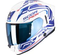 Scorpion Exo-530 Air Slope Casco integral, blanco/azul/rojo, Talla M (57/58)