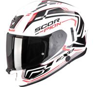 Scorpion EXO-530 Air Slope, casco integral M female Blanco/Negro/Rojo