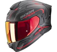 Scorpion Exo-530 Air Slope Casco integral, negro-rojo, tamaño XL para Hombres
