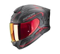Scorpion EXO-530 Air Slope Negro Mate-Rojo S