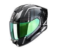 SCORPION EXO-530 AIR THERAS CASCO DE MOTO INTEGRAL NEGRO CAMALEÓN BLANCO