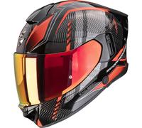 Scorpion Exo-530 Air Theras Casco integral, negro-rojo, tamaño XL para Hombres