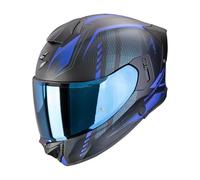 Scorpion Exo-530 Air Theras Casco integral, negro-azul, tamaño XS para Hombres