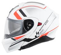 Scorpion EXO-930 Evo Ardens Casco, negro-blanco-rojo, tamaño L para Hombres