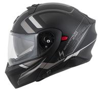 Scorpion Exo-930 Evo Ardens Casco Abatible Mate/Negro/Plata 2XL unisex