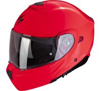 Scorpion EXO 930 Evo Solid Casco, rojo, tamaño XS 54 55 para Hombres