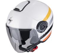 Scorpion EXO-City II Bee Casco Jet, blanco/amarillo, Talla XXS (53/54)