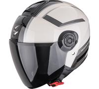 Scorpion Exo-City II Cosmos Casco Abierto, Blanco/Negro, Talla XL (60/61)