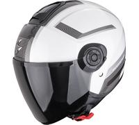 Scorpion Exo-City II Cosmos Casco Abierto, negro-blanco-plata, tamaño M para Hombres