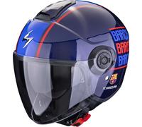 Scorpion Exo City II FC Barcelona Casco Jet, Azul/Rojo, Talla XS (54/55)