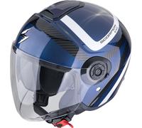 Scorpion EXO-City II Riva, casco abierto S male Azul/Negro/Blanco