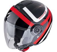 Scorpion EXO-City II Riva, casco abierto XXL male Negro/Rojo/Blanco