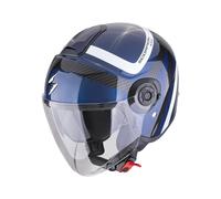 Scorpion EXO-CITY II Riva Casco De Moto (Azul/Negro) Talla: L (59)