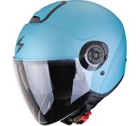 Scorpion Exo-City II Solid Casco Jet, azul, tamaño S para Hombres