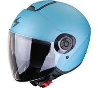 Scorpion EXO-City II Solid, casco jet S male Azul Claro Mate