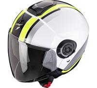Scorpion EXO-City II VEL, casco jet XS male Blanco/Amarillo Neón