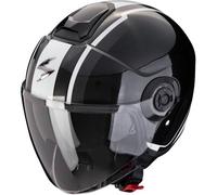 Scorpion Exo-City II Vel negro y blanco casco jet CE 22.06 - Color: NEGRO, Talla: Talla XS