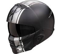 Scorpion EXO-Combat II Lord, casco modular S male Mate Negro/Gris/Plata