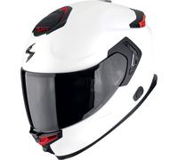 Scorpion EXO-GT SP Air Solid Casco, Blanco mate/rojo, Talla L (58/59)