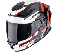 Scorpion EXO-GT SP Air Tornado Casco, negro-blanco-rojo, tamaño L para Hombres