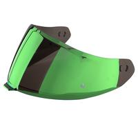 Visera de espejo verde Scorpion EXO-GT SP Air/EXO-530i Air/EXO-530 Air/EXO-1500 Air - KDS-F-03 original con tratamiento antiarañazos, anti-UV y predisposición Pinlock MaxVision