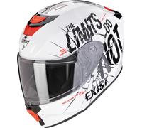 Scorpion Exo-JNR Air Boum Casco para niños, Blanco/Negro, Talla Y/S (48/49)