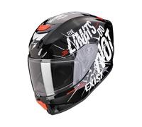casco scorpion exo-jnr air boum infantil negro / blanco L