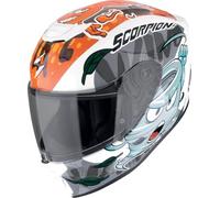 Scorpion Exo-JNR Air The4elements Blanco-Azul-Naranja L
