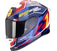 Scorpion EXO-R1 Evo Air Coup, casco integral M male Azul/Rojo/Amarillo