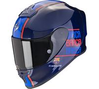 Scorpion Exo-R1 Evo Air FC Barcelona Casco, Azul/Rojo, Talla M (57/58)