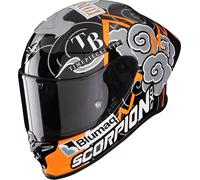 Scorpion EXO-R1 Evo Air Racing # 1 Replica Aron FIM Casco integral, tamaño XL para Hombres