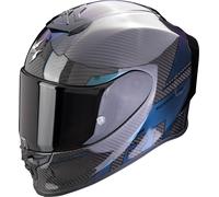 Scorpion EXO-R1 Evo Carbon Air Rally Casco, negro-verde-azul, tamaño L