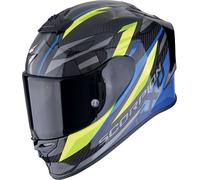 Scorpion EXO-R1 Evo Carbon Air Runner, casco integral XL male Negro/Azul/Gris/Amarillo Neón