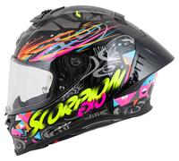 Scorpion EXO-R1 Evo II Air Savage Casco Integral Negro/Azul/Rosa XL unisex