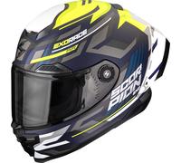 SCORPION Cascos Exo-Race Air Kobra Matt Blue / Neon Yellow XL