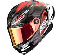 Scorpion EXO-Race Air Kobra FIM 2 Casco, negro/rojo, Talla M (57/58)