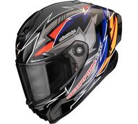 Scorpion EXO-Race Air Move On FIM 2 Casco, negro/rojo/azul, Talla L (59/60)