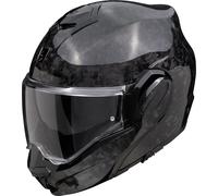 Scorpion EXO-Tech Evo Carbon Onyx Casco, negro, tamaño XS 54 55