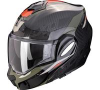 Scorpion EXO-Tech Evo Carbon Rover, casco modular M male Negro/Verde