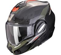 Scorpion Exo-Tech Evo Carbon Rover Casco, negro/verde, Talla XS (54/55)