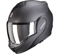 Scorpion EXO-Tech Evo Carbon Solid, casco modular XXL male Negro Mate